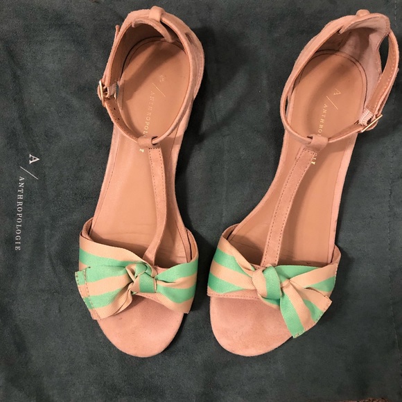 Anthropologie T-strap Sandals - Picture 3 of 7